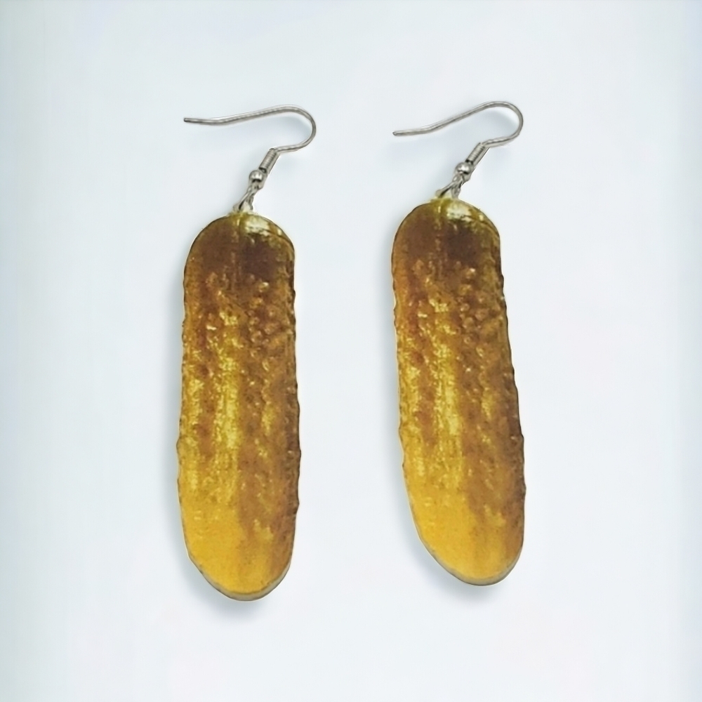 Realistic Pickles Earrings